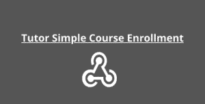 Tutor Simple Course Enrollment